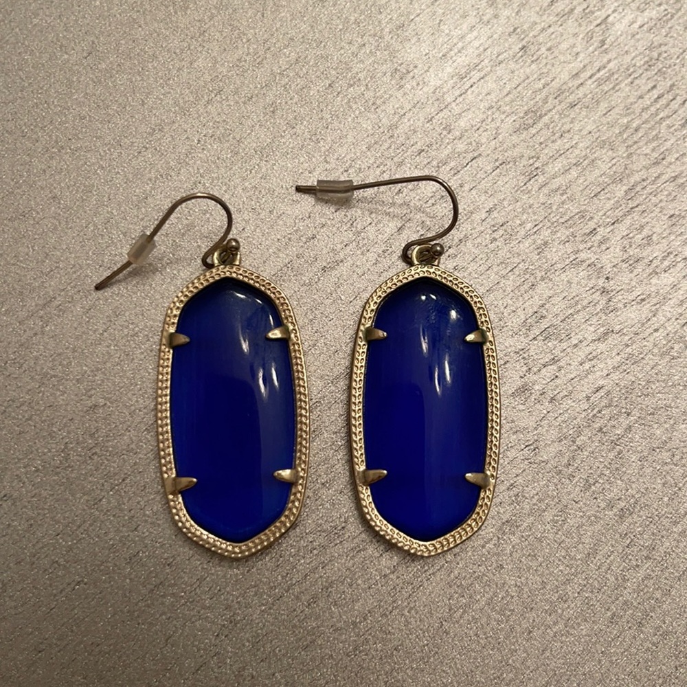Kendra Scott Elle earrings cobalt